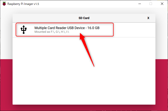 RaspberryPi OS install Fabshop