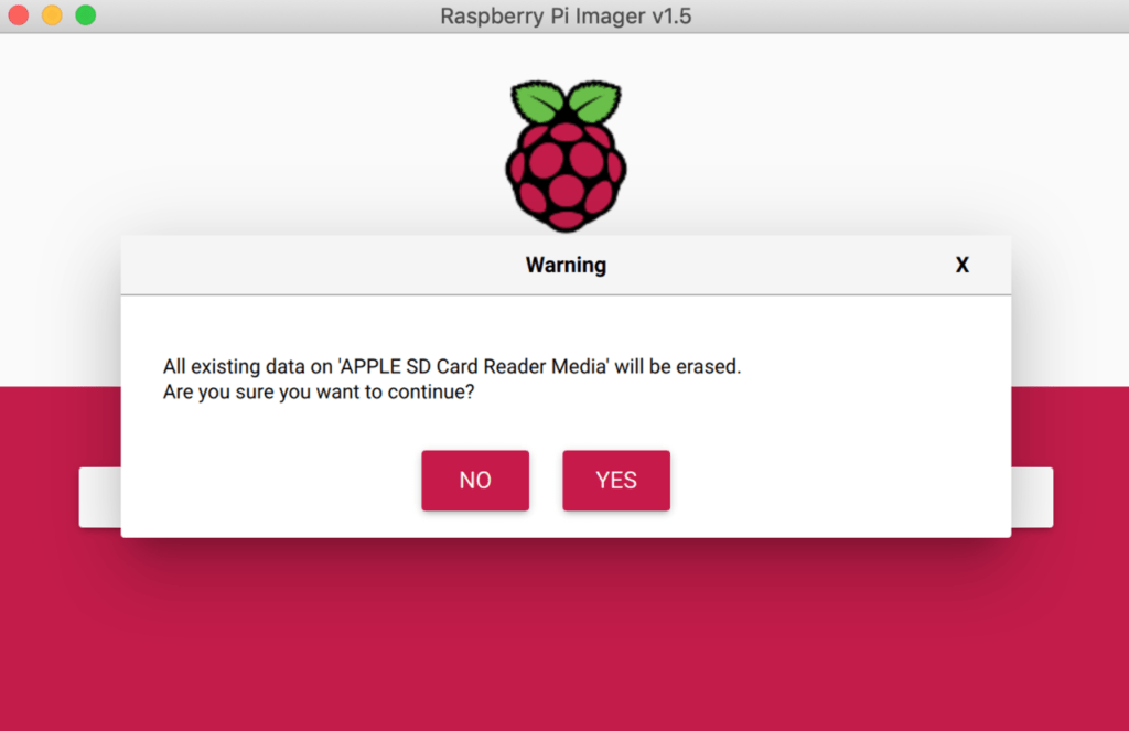RaspberryPi OS install Fabshop