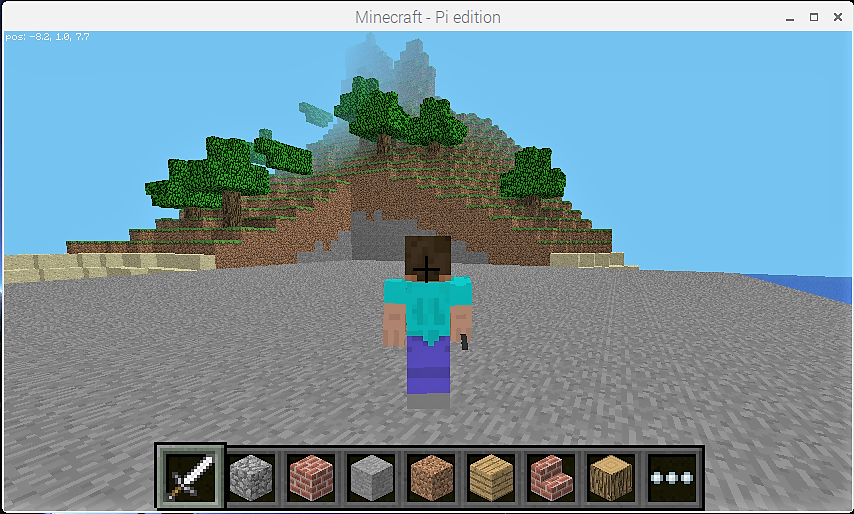 Scratch2mcpiでminecraftを動かしてみよう 第10回 Worldをflatに整地しよう Thonny Python Ide編 Fabshop Jp デジタルでものづくり ファブショップ