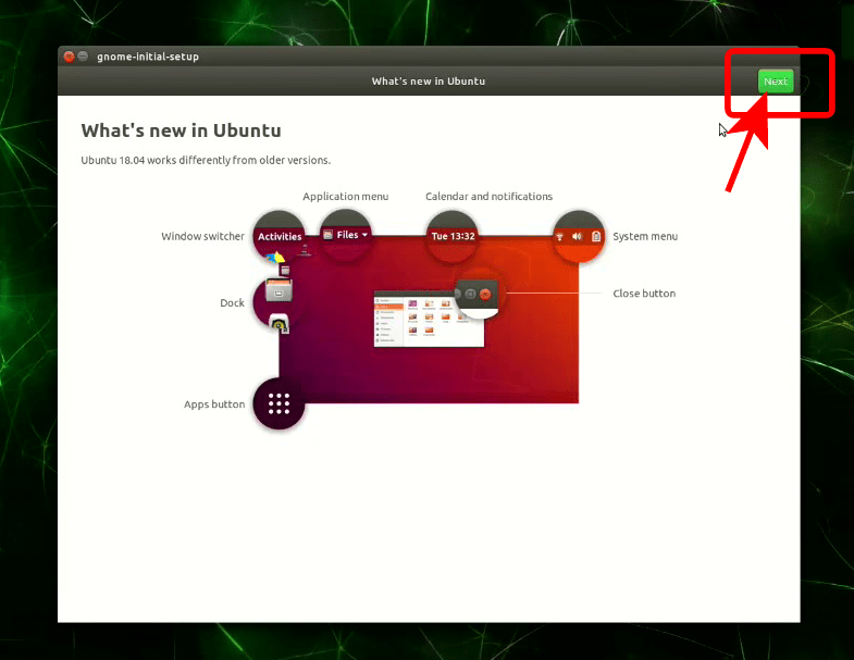 Ubuntu initial