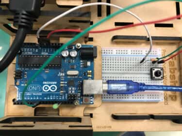 第2回 Arduinoを使って電子回路をコントロールしてみよう 【 スイッチボタンを使ってLEDを光らせる 】
