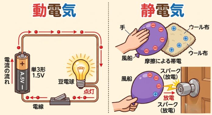 static-electricity 動電気と静電気について。 Fabshop ファブショップ