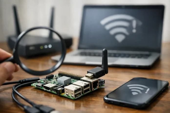 ラズベリーパイ Wi-Fi 接続 できない 対処を順番に確認