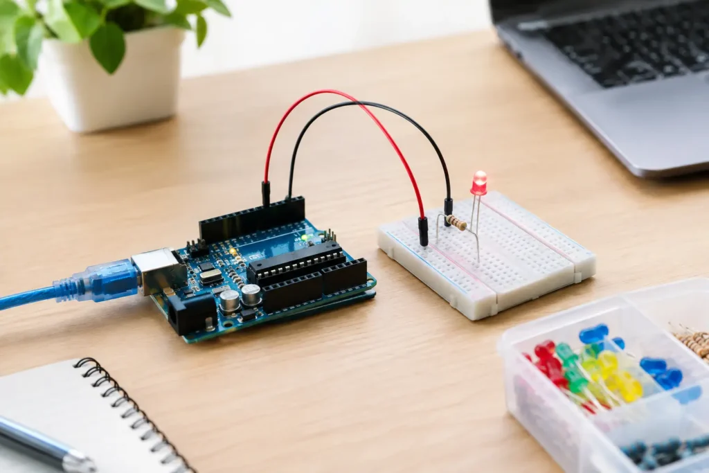 LED 抵抗値 計算 方法を実例で学ぶ初心者向けArduino回路の作り方